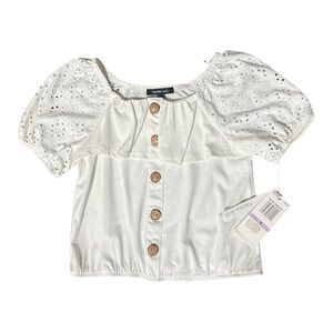 Takara girls Button-Front Top 6